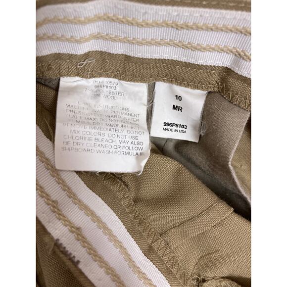 2x Vintage Flying Cross Khaki Uniform Pants Women’s Size 10 Tactical Workwear - Picture 3 of 8